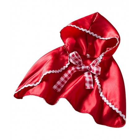 Little Red Riding Hood Costume for Girls Dress Cape Cloak Halloween Cosplay Kid Deluxe Storybook Fairy Tale Outfit Set $33.60...
