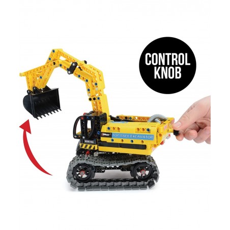 Stem Building Toys Building Set stem Kits for Boys Gift Toys for Boys Ages 6 - 14 Year Old and up 2 in 1 Model Set Excavator ...
