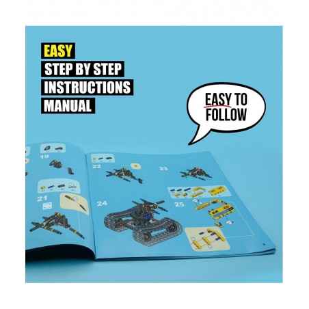 Stem Building Toys Building Set stem Kits for Boys Gift Toys for Boys Ages 6 - 14 Year Old and up 2 in 1 Model Set Excavator ...