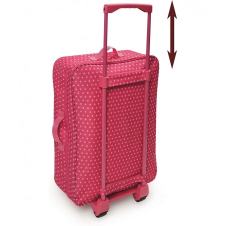 Double Trolley Doll Carrier with Two Sleeping Bags and Pillows (fits18 inch Dolls) Pink/White $63.04 Doll Accessories
