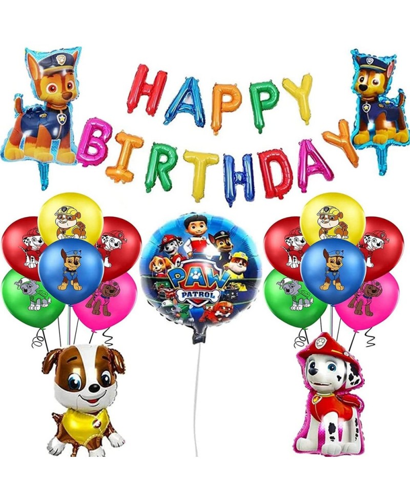 Dog Patrol Party Supplies Dog Patrol Birthday Party Ballons Set Dog Party Balloon Dog Patrol Party Supplies for Kids Party De...