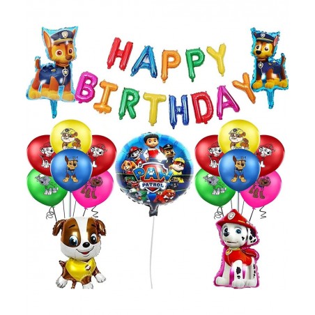 Dog Patrol Party Supplies Dog Patrol Birthday Party Ballons Set Dog Party Balloon Dog Patrol Party Supplies for Kids Party De...