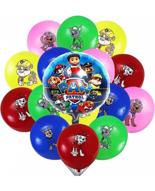 Dog Patrol Party Supplies Dog Patrol Birthday Party Ballons Set Dog Party Balloon Dog Patrol Party Supplies for Kids Party De...