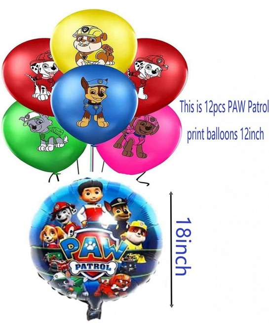 Dog Patrol Party Supplies Dog Patrol Birthday Party Ballons Set Dog Party Balloon Dog Patrol Party Supplies for Kids Party De...