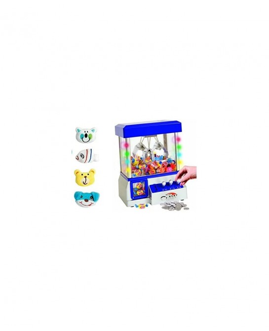 Claw Game Machine-Kids Mini Arcade Grabber- Toy Candy Dispenser Crane Toy Great Gift for Birthday & Christmas -with LED Light...