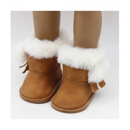 18'' American Dolls Shoes Snow Boots American Doll Accessories (Brown) $17.06 Doll Accessories