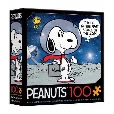 Peanuts Space - Moon Beagle - 100 Piece Jigsaw Puzzle $16.80 Jigsaw Puzzles