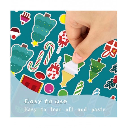Make a Gingerbread House Stickers for Kids Christmas Party Game Activity Stickers DIY Craft Party Favor Supplies 30 Sheets 15...