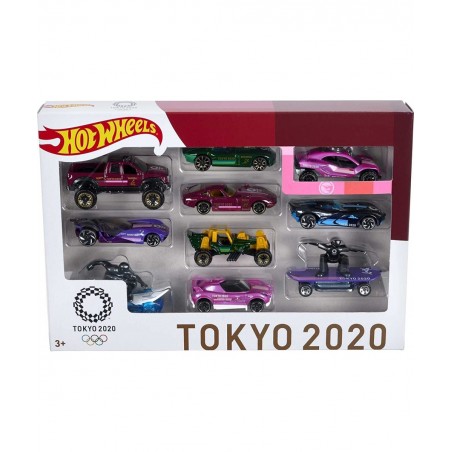 Tokyo 2020 Olympics 10 Castings In 1 Pack Features 1:64 Scale Cars With Popular Sports Themes Treasure Hunt Car Collectible A...