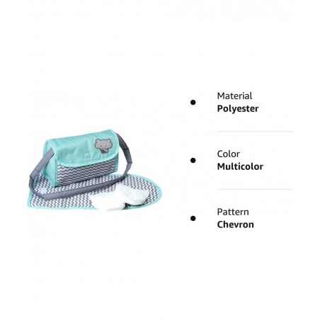 Kids' Zig Zag Multicolor Diaper Bag_Diapers $23.10 Doll Accessories