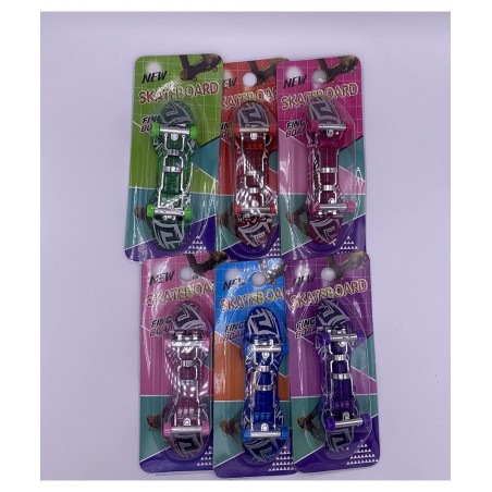 Lighted-Up Finger Skateboards - Finger Board Toys for Kids - Set of 6 Toy - Mini Skateboard Pack 6pcs - Gifts for Children Fi...