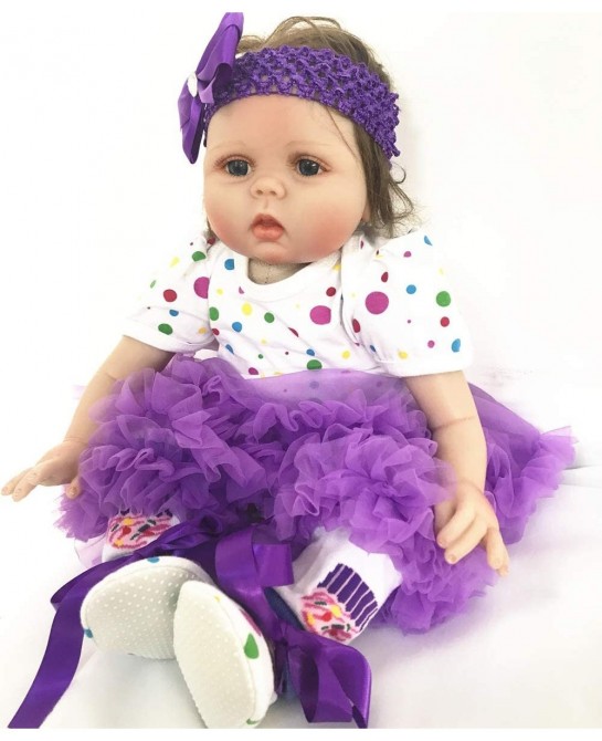 Reborn Dolls Clothes and Accessories for 22-23 inch Newborn Baby Girl Clothing and Shoes Outfits $38.14 Doll Accessories