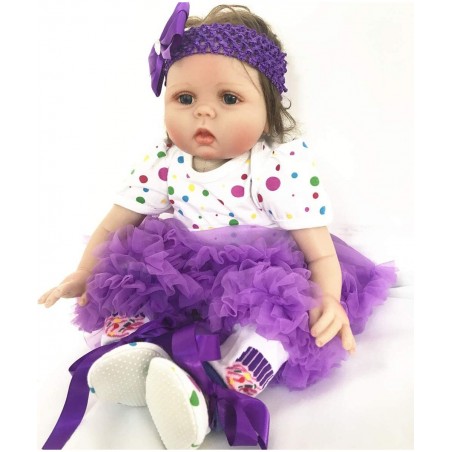 Reborn Dolls Clothes and Accessories for 22-23 inch Newborn Baby Girl Clothing and Shoes Outfits $38.14 Doll Accessories