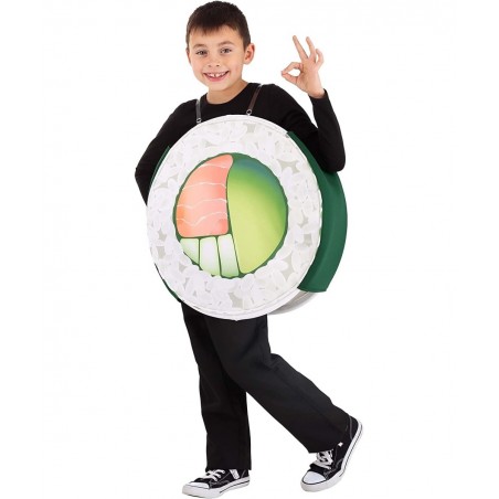 Child Sushi Roll Food Costume Sushi Costume for Kids $62.31 Kids' Costumes