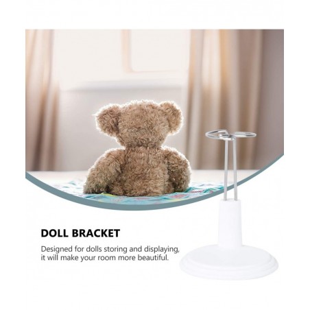 6Pcs Doll Stand 15CM Doll Display Holder Aaction Figures Stands Plastic Model Support Frame for Home Store Market $17.46 Dolls
