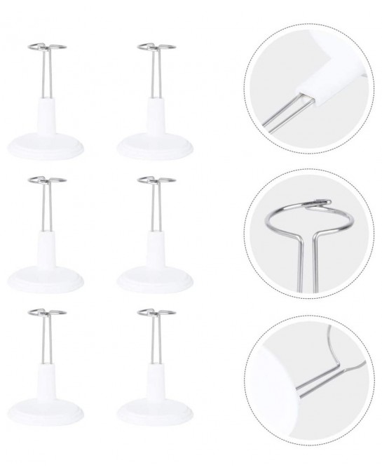 6Pcs Doll Stand 15CM Doll Display Holder Aaction Figures Stands Plastic Model Support Frame for Home Store Market $17.46 Dolls