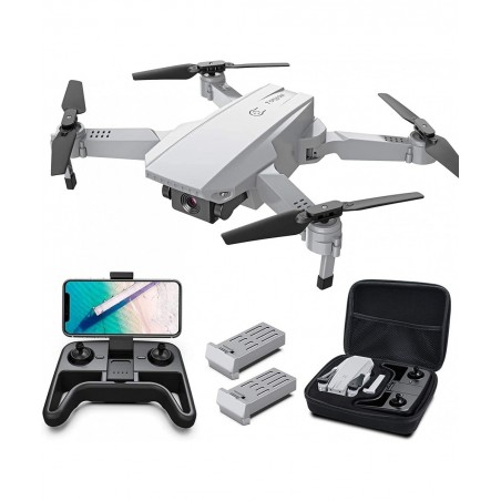 D25 Drone with Camera for Adults 4K UHD FPV Quadcopter Foldable for Beginners with Optical Flow Positioning Headless Mode Han...