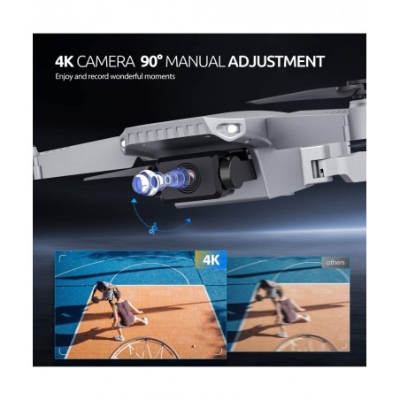 D25 Drone with Camera for Adults 4K UHD FPV Quadcopter Foldable for Beginners with Optical Flow Positioning Headless Mode Han...