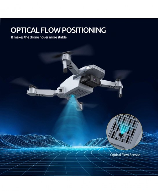 D25 Drone with Camera for Adults 4K UHD FPV Quadcopter Foldable for Beginners with Optical Flow Positioning Headless Mode Han...