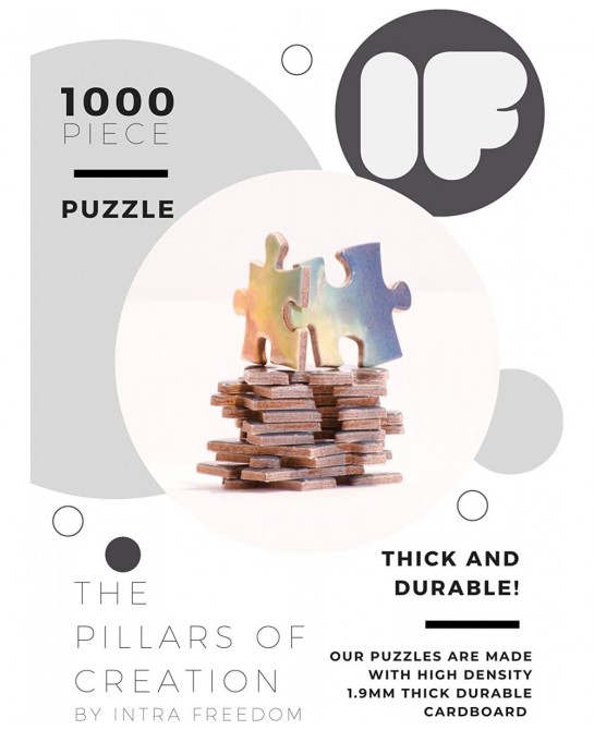 Intra Freedoms - Pillars of Creation 1000 Pieces - Difficult Jigsaw Puzzles 1000 Pieces - Challenge Yourself with 1000 Piece ...