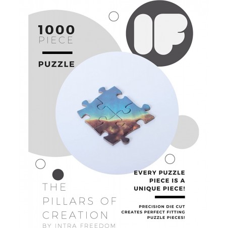 Intra Freedoms - Pillars of Creation 1000 Pieces - Difficult Jigsaw Puzzles 1000 Pieces - Challenge Yourself with 1000 Piece ...