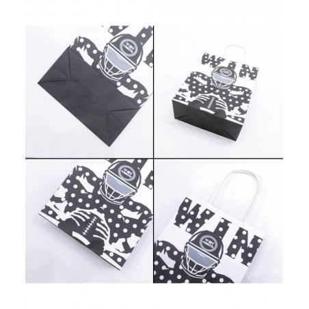 Football Party Supplies Gift Candy Bags for Fans Dallas Birthday Party Supplies Paper Bags with Handle Girls Boys $29.93 Kids...