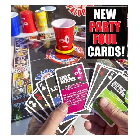Board Games: Party Drinking Games for Adults - Game Night Party Games | Fun Adult Beer Games Gift with Beer Pong + Flip Cup +...