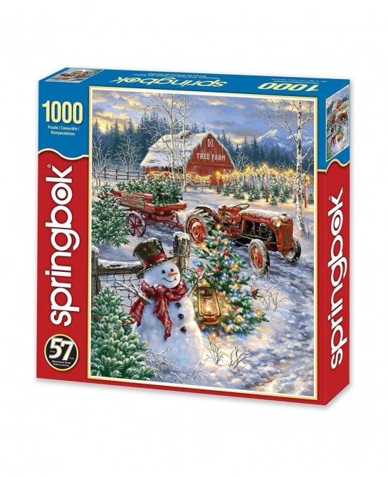 Springbok's 1000 Piece Jigsaw Puzzle Christmas Tree Farm - Made in USA $34.34 Jigsaw Puzzles