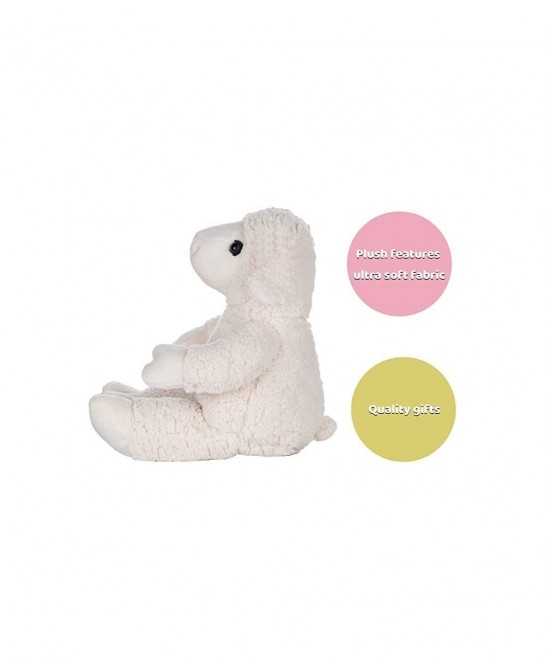 Lamb Stuffed Animal with Pink Bow Cuddly Lamb Plush Toy Lovely Fluffy Sutffed Sheep Great Gift for Kids Girls (16”) $22.38 St...