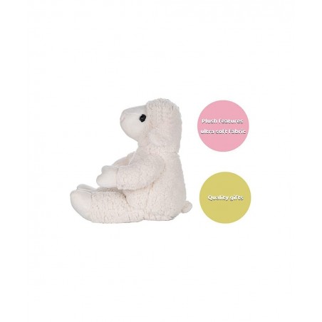 Lamb Stuffed Animal with Pink Bow Cuddly Lamb Plush Toy Lovely Fluffy Sutffed Sheep Great Gift for Kids Girls (16”) $22.38 St...