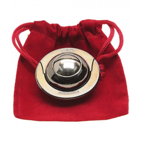 UFO Hanayama Brain Teaser Puzzle New 2019 Release Level 4 Difficulty Rating RED Velveteen Drawstring Pouch Bundled $32.54 Bra...