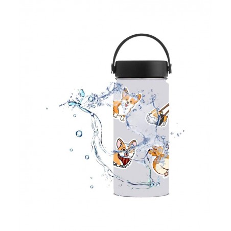 Cute Dog Stickers for Kids 50 PCS Waterproof Laptop Sticker Pack Vinyl Stickers for Car Cup Computer Guitar Skateboard Luggag...
