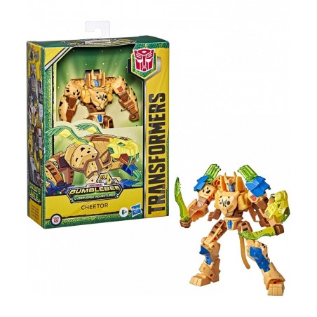 Bumblebee Cyberverse Adventures Toys Deluxe Class Cheetor Action Figure Saber Strike Action Attack 5-inch $49.00 Action Figures