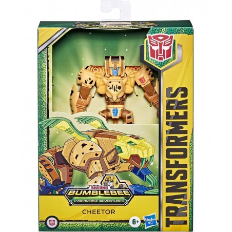 Bumblebee Cyberverse Adventures Toys Deluxe Class Cheetor Action Figure Saber Strike Action Attack 5-inch $49.00 Action Figures