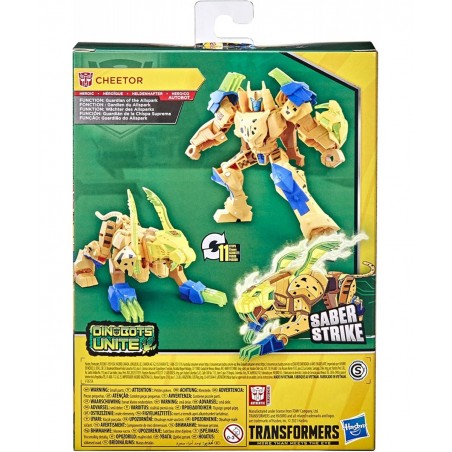 Bumblebee Cyberverse Adventures Toys Deluxe Class Cheetor Action Figure Saber Strike Action Attack 5-inch $49.00 Action Figures