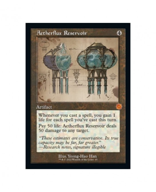 Magic: the Gathering - Aetherflux Reservoir (065) - Schematic - The Brothers' War Retro Artifacts $23.39 Trading Cards & Acce...