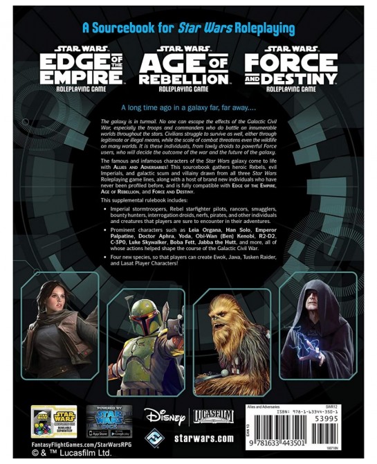 Star Wars Allies and Adversaries EXPANSION | Roleplaying Game | Strategy Game | Adventure Game For Adults and Kids | Ages 10+...
