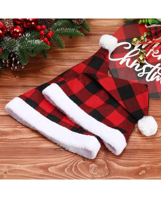 4 Pieces Christmas Santa Hat for Kids and 4 Pieces Christmas Bell Necklaces Ornaments for Merry Xmas Carnival Party $17.32 Ki...