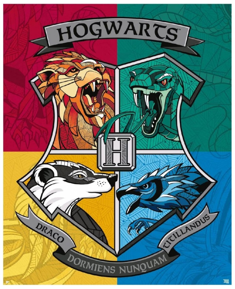 1000 Piece Jigsaw Puzzle Harry Potter Puzzle with House Crests $28.13 Jigsaw Puzzles