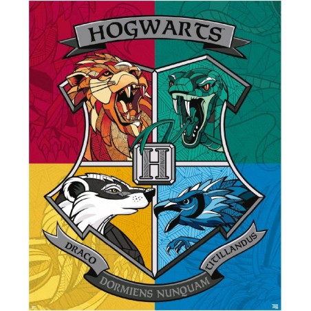 1000 Piece Jigsaw Puzzle Harry Potter Puzzle with House Crests $28.13 Jigsaw Puzzles