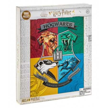 1000 Piece Jigsaw Puzzle Harry Potter Puzzle with House Crests $28.13 Jigsaw Puzzles