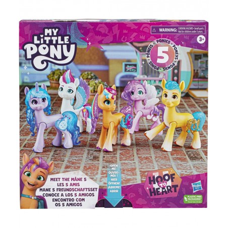 Toys: Make Your Mark Meet The Mane 5 Collection Set with 5 Pony Figures Gifts for Kids Toys for 3 Year Old Girls and Boys and...