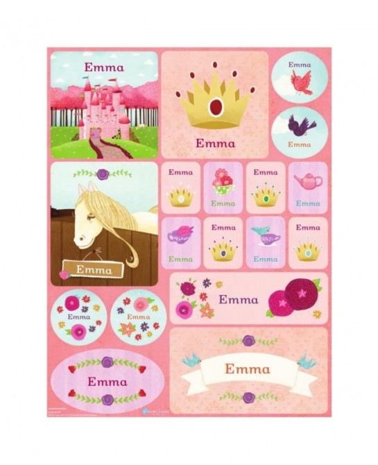 Personalized Stickers for Kids Princess - I See Me! $15.44 Kids' Stickers