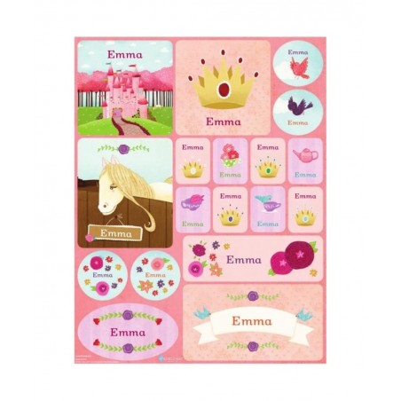 Personalized Stickers for Kids Princess - I See Me! $15.44 Kids' Stickers