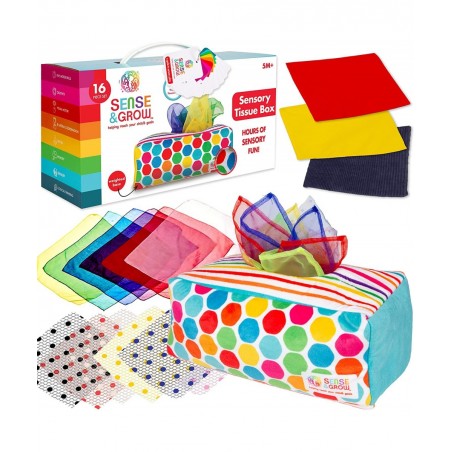 Sense & Grow Sensory Magic Tissue Box $38.89 Balls for Babies & Toddlers
