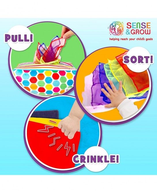 Sense & Grow Sensory Magic Tissue Box $38.89 Balls for Babies & Toddlers