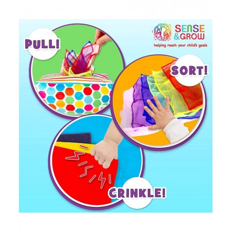 Sense & Grow Sensory Magic Tissue Box $38.89 Balls for Babies & Toddlers