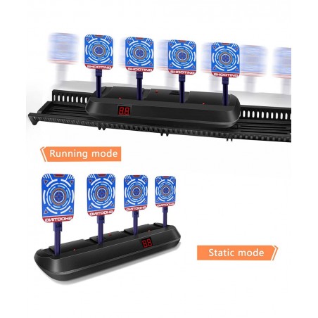 Electronic Shooting Target with Foam Dart Digital Scoring Auto Reset Target for Nerf Guns Ideal Gift Toy for Age of 5 6 7 8 9...