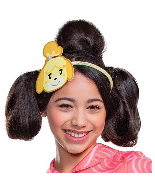 Isabelle Animal Crossing Costume Official Kids Isabelle Costume Dress and Headband Outfit $27.91 Kids' Costumes