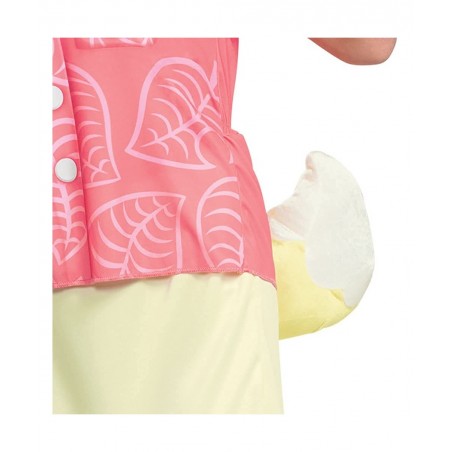 Isabelle Animal Crossing Costume Official Kids Isabelle Costume Dress and Headband Outfit $27.91 Kids' Costumes